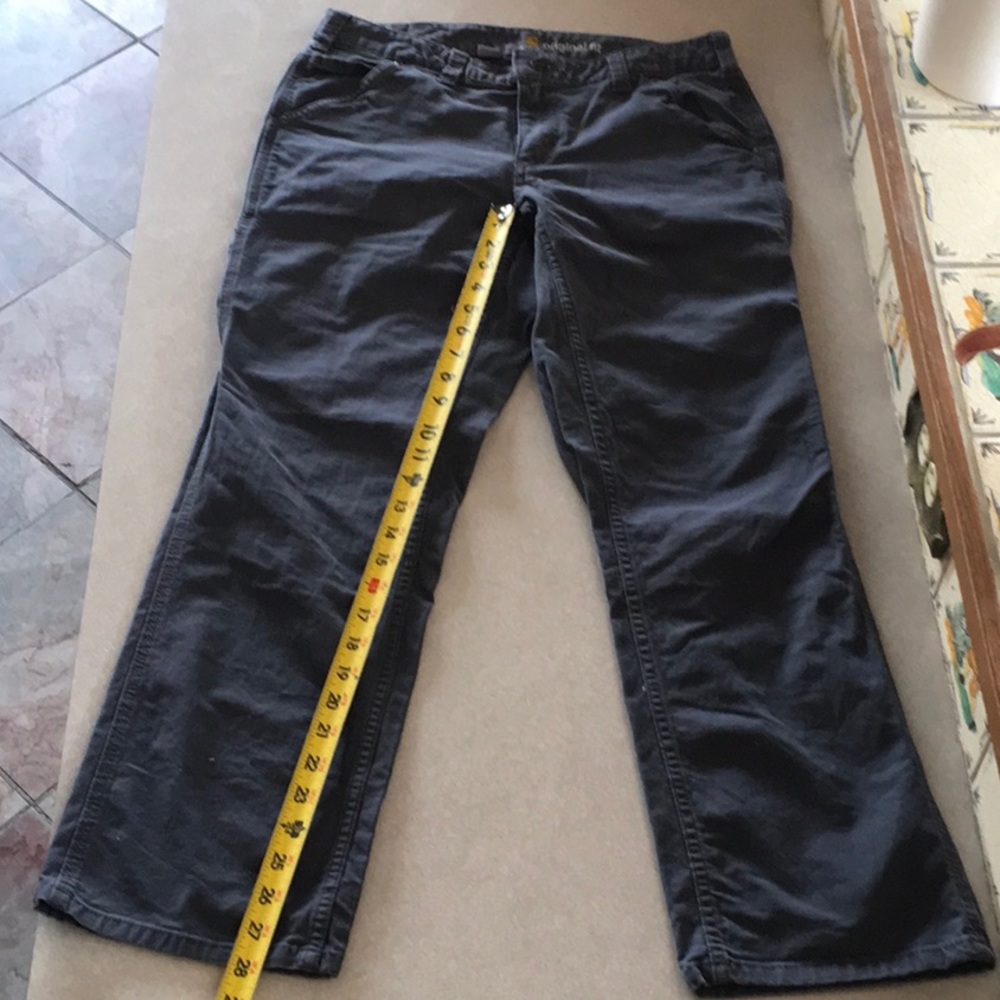 Gray carhartt work pants. Washed but never worn. Size 8 short